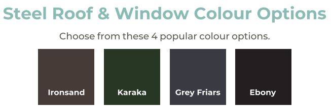 steel roof colours